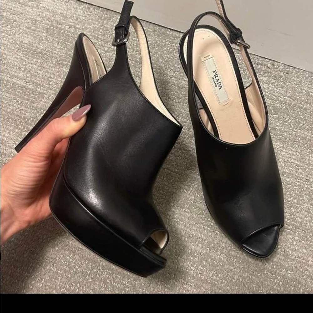 Prada hells size 8.5
